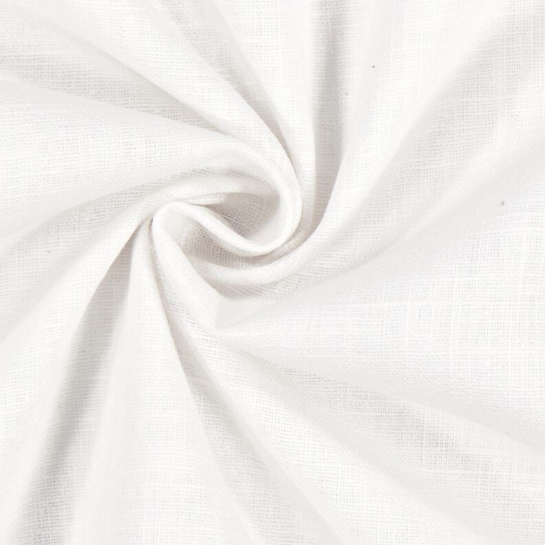Tejido de lino con mezcla de ramio mediano – blanco,  image number 3