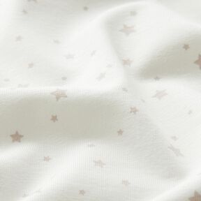 Tela de jersey de algodón Estrellas – marfil, 