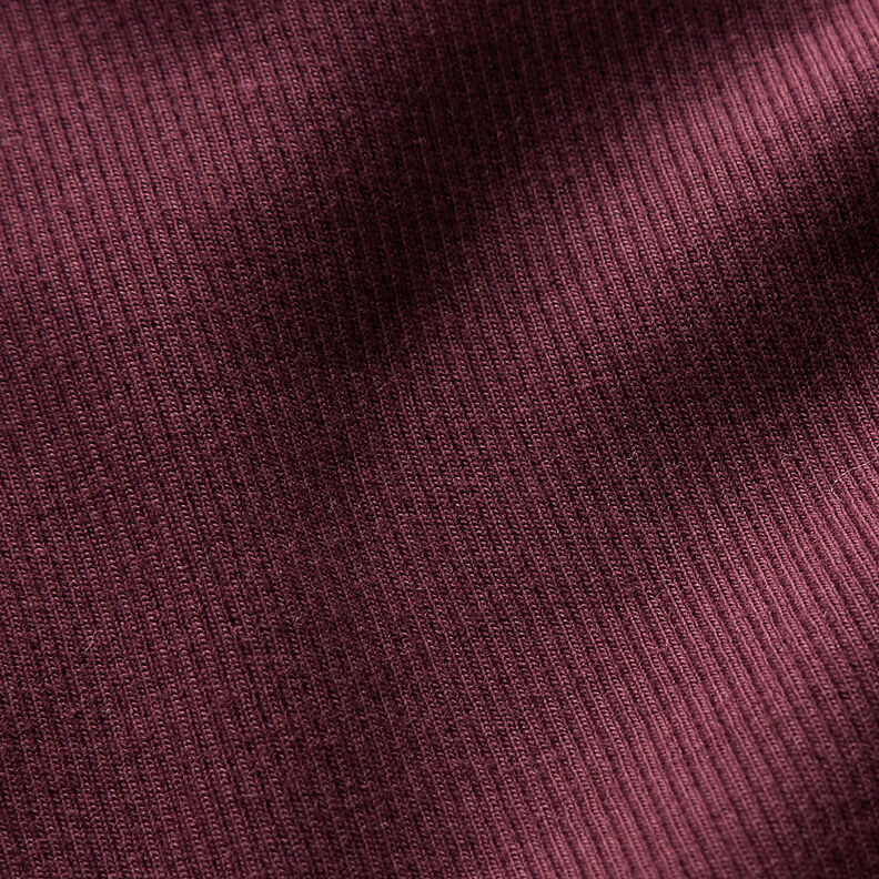 Textura fina Tela de jersey de algodón – merlot,  image number 2