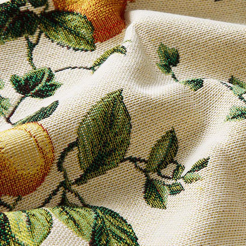 Tela decorativa Tapiz Frutas – beige claro/carmín,  image number 2