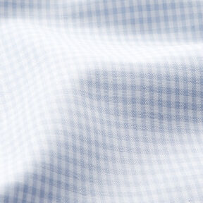 Tela de algodón Cuadros vichy 0,2 cm – azul vaquero claro/blanco, 