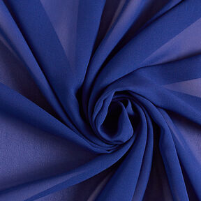 Chifón de seda – azul marino, 