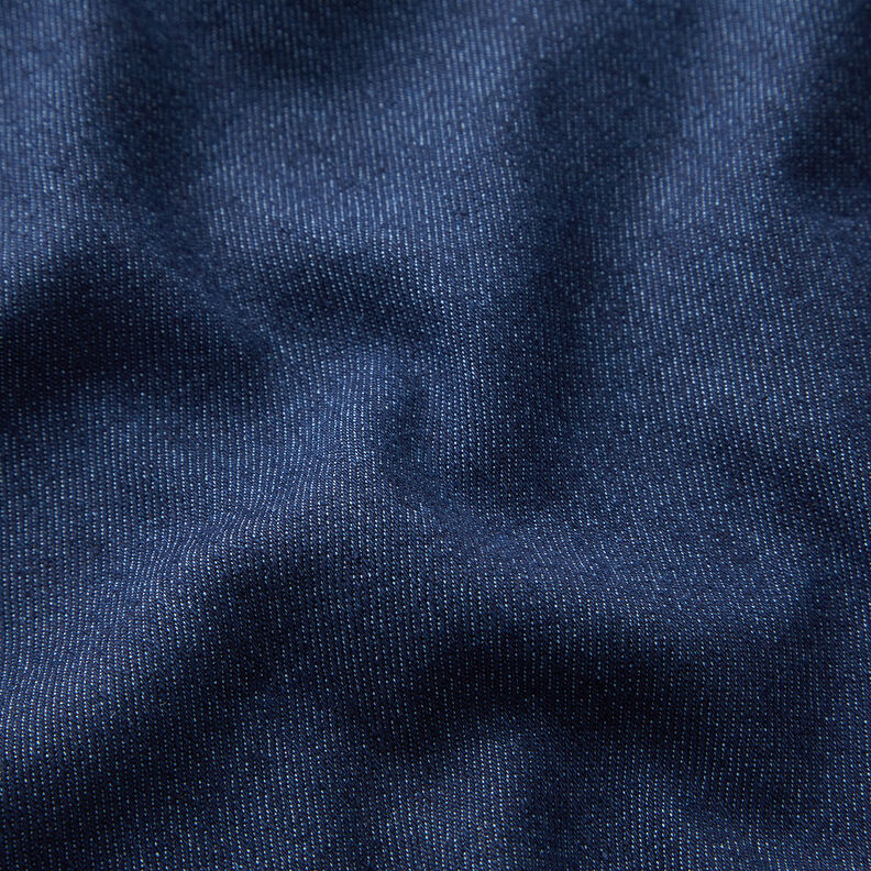 Denim de algodón elástico medio – azul marino,  image number 2