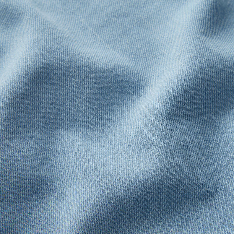 Denim de algodón elástico medio – azul claro,  image number 2