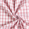 Tela de algodón Cuadros vichy 1 cm – rosa antiguo/blanco,  thumbnail number 3