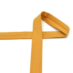 Cinta al biés Tela de jersey de algodón [20 mm] – amarillo curry, 