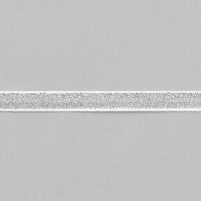 Cinta de felpa Metálico [10 mm] – plata metalizada, 