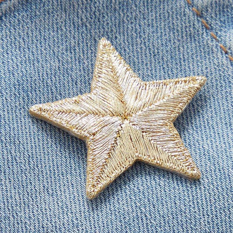 Parche Estrella – oro metalizado,  image number 2