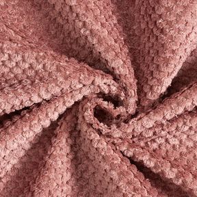 Tela de tapicería Textura suave con patrón – rosa antiguo, 