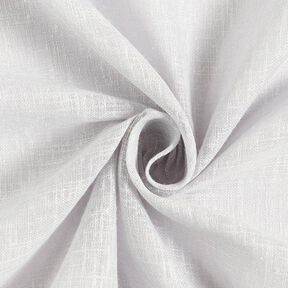 Tejido para cortinas Voile Apariencia de lino 300 cm – gris plateado, 