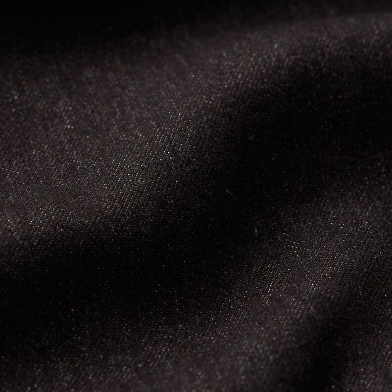 Denim elástico ligero reciclado – negro,  image number 3