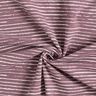 Tela de jersey de algodón Rayas Skribbel – berenjena,  thumbnail number 3
