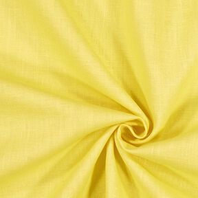 Tejido de lino con mezcla de ramio mediano – amarillo sol, 