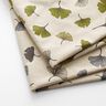 Tela decorativa Panama media Hojas de ginkgo – gris/naturaleza,  thumbnail number 3