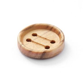 Botón de madera 4 agujeros – naturaleza, 