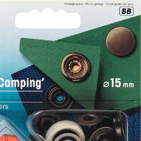Botón a presión Sport & Camping [Ø 15 mm] - oro vecchio metallica antiguo| Prym, 