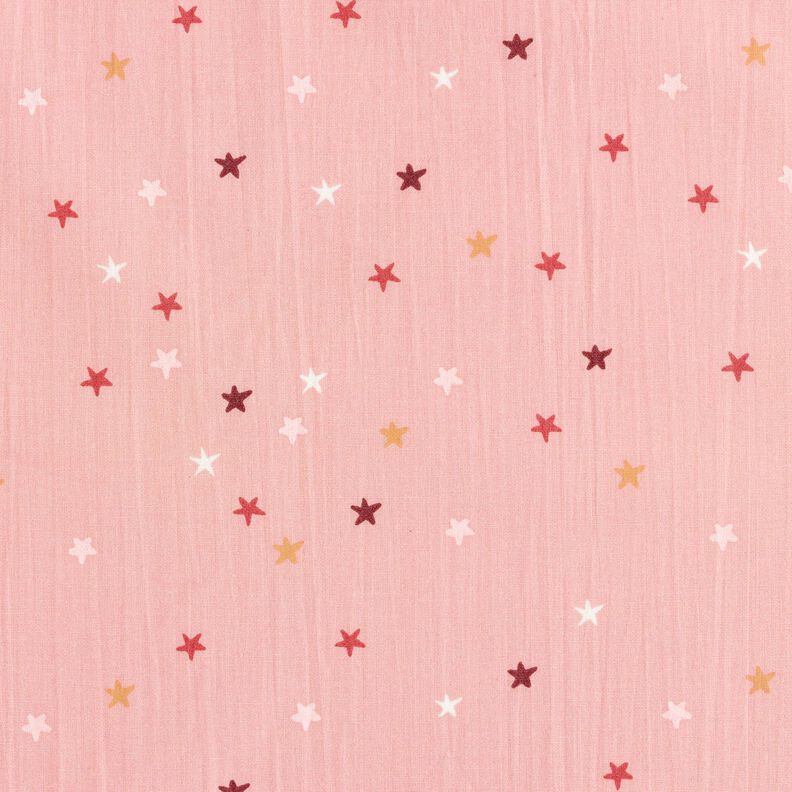 Popelina de algodón Estrellas pequeñas – rosa viejo claro,  image number 1