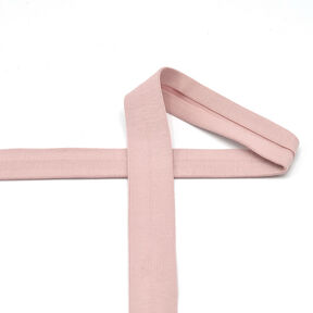 Cinta al biés Tela de jersey de algodón [20 mm] – rosa viejo claro, 
