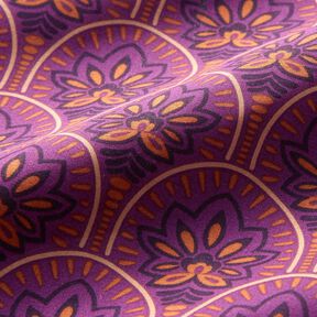 Algodón revestido Cuadros abstractos – púrpura, 