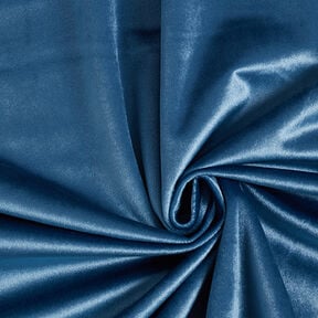 Tela decorativa terciopelo – azul gris, 
