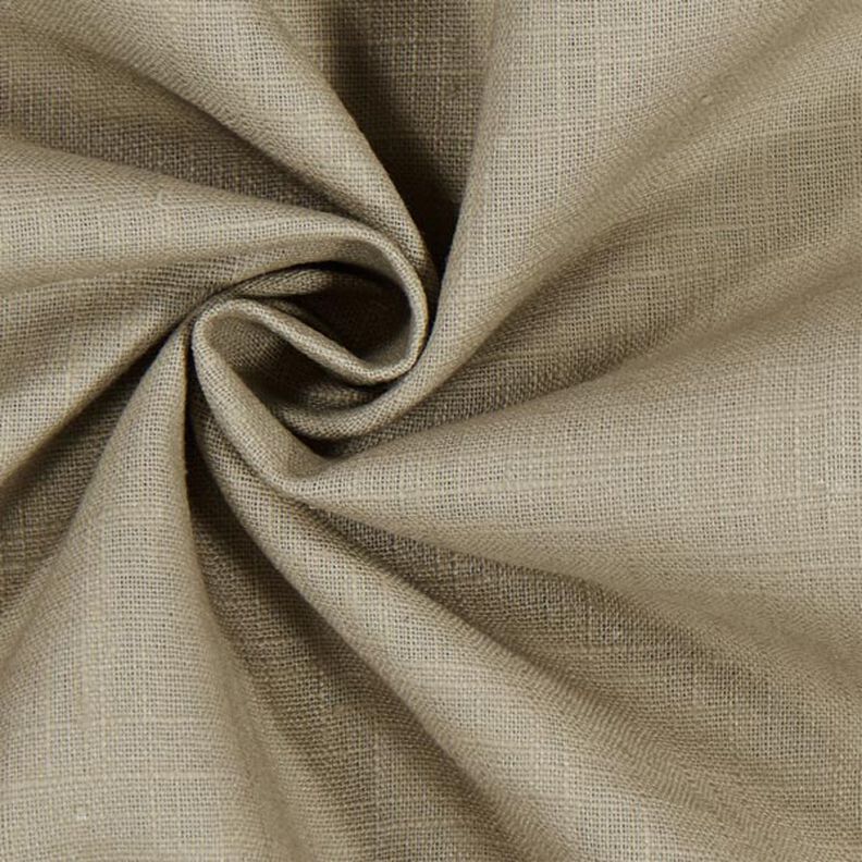 Tejido de lino con mezcla de ramio mediano – marrón claro,  image number 3