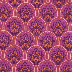 Algodón revestido Cuadros abstractos – púrpura, 