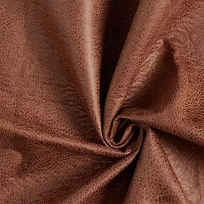Tela de tapicería Imitación de piel – marrón medio, 