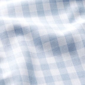 Tela de algodón Cuadros vichy 1 cm – azul vaquero claro/blanco, 