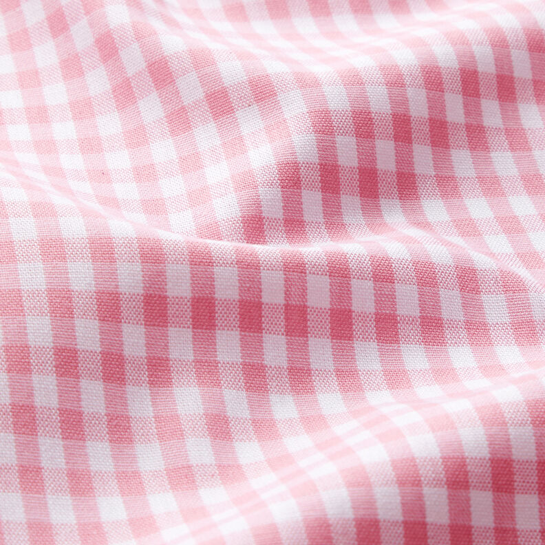 Tela de algodón Cuadros vichy 0,5 cm – rosa/blanco,  image number 2