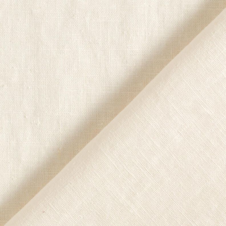Mezcla de lino ligero prelavado – blanco lana,  image number 4