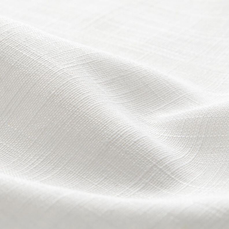 Tejido de lino con mezcla de ramio mediano – blanco,  image number 2