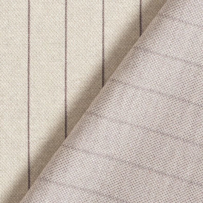 Tejido jacquard a rayas – beige/marrón oscuro,  image number 4