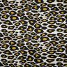 Tela de jersey de viscosa Grandes manchas de leopardo – gris claro/amarillo curry,  thumbnail number 1