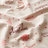 Tela decorativa Panama media Merry Christmas – beige/rojo oscuro,  thumbnail number 2