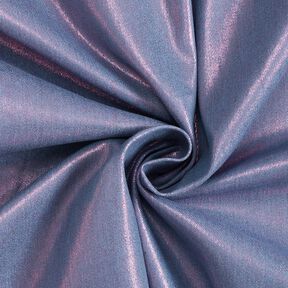 Denim elástico metalizado – azul gris/rosa intenso, 