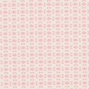 Patrón de rombos jacquard – rosa/blanco lana, 