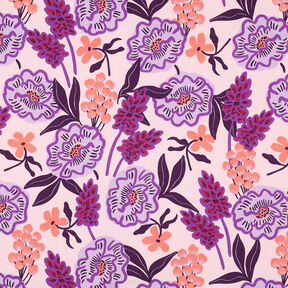 Popelina de algodón Fresh Flowers | Nerida Hansen – lila pastel, 
