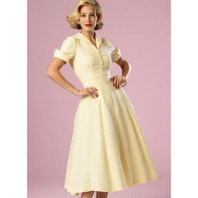 Vintage - Vestido 1952, Butterick 6018|40 - 48, 