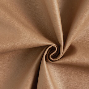 Tela de tapicería Imitación de piel Ligero relieve – marrón, 