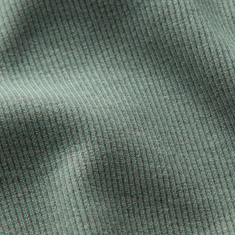 Textura fina Tela de jersey de algodón – verde oscuro,  image number 2