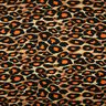 Tela de jersey de viscosa Grandes manchas de leopardo – marrón/naranja,  thumbnail number 1