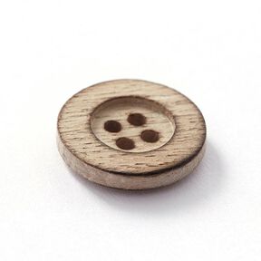 Botón de madera 4 agujeros – naturaleza, 