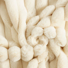 Tela de tapicería Nervadura suave – blanco lana, 