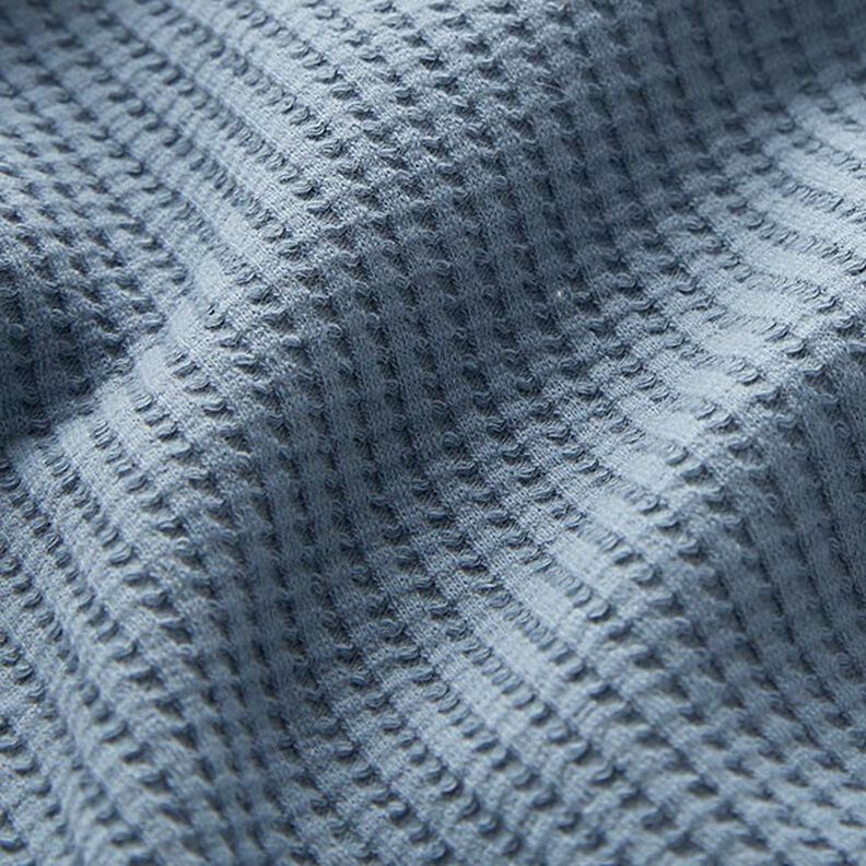 Jersey de algodón con relieves Uni – azul vaquero,  image number 2