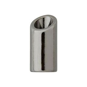 Extremo de cordón [ Ø 5 mm ] – plata antigua metálica, 