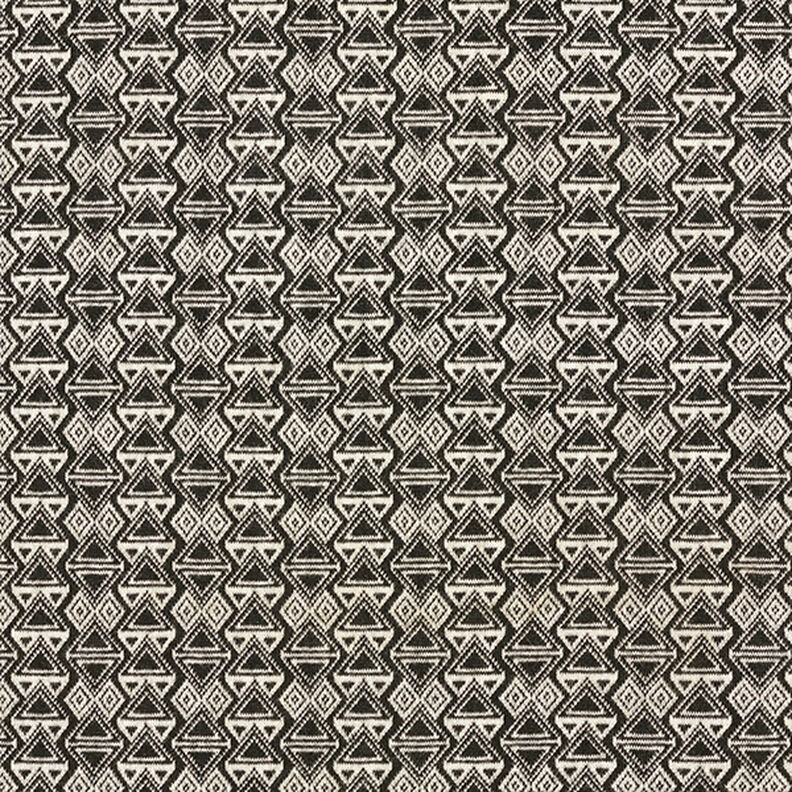 Punto jacquard con triángulos – negro/blanco,  image number 1