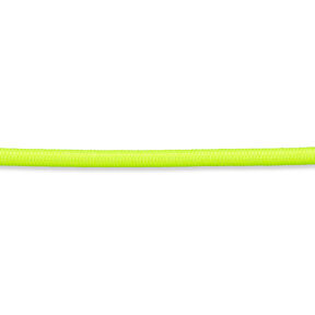 Cordón de goma [Ø 3 mm] – amarillo neon, 