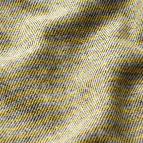 Tela para pantalón a rayas – amarillo/gris, 