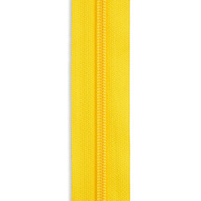 Cremallera [3 mm] Plástico – amarillo sol, 