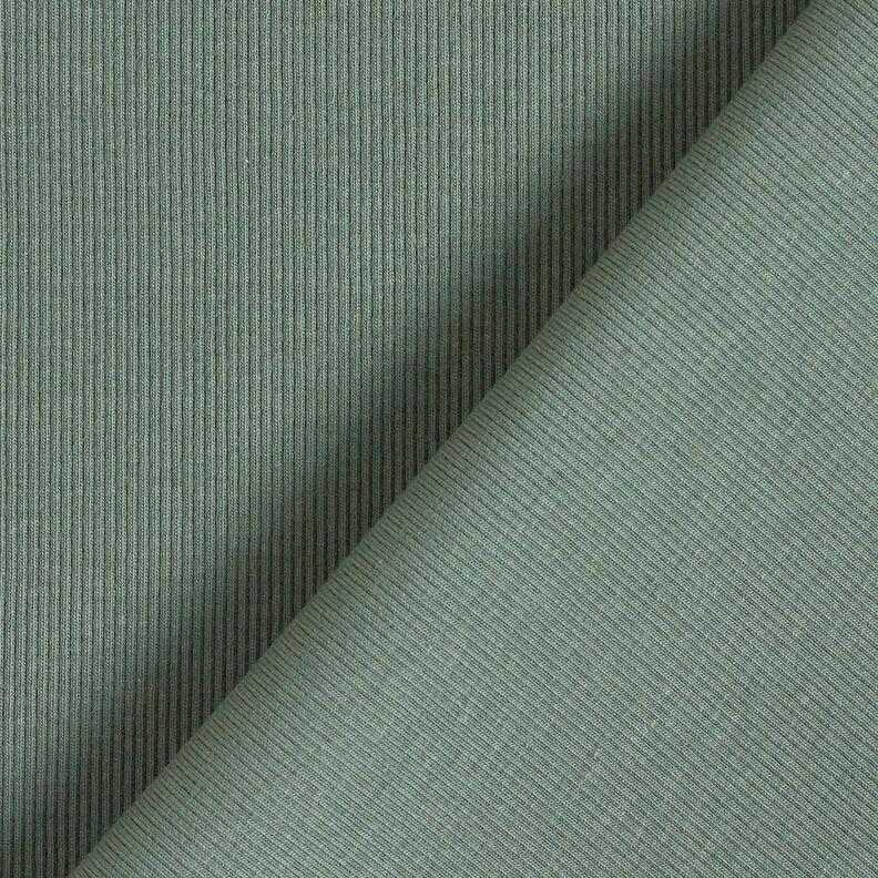 Textura fina Tela de jersey de algodón – verde oscuro,  image number 3